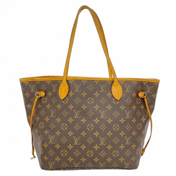 LOUIS VUITTON Brown Monogram Neverfull MM Tote Bag - Picture 1 of 11